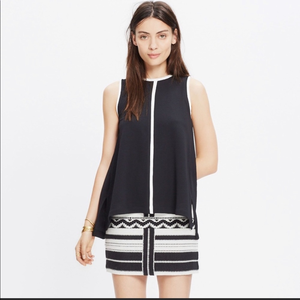 Madewell Crepe Canal Tank Top